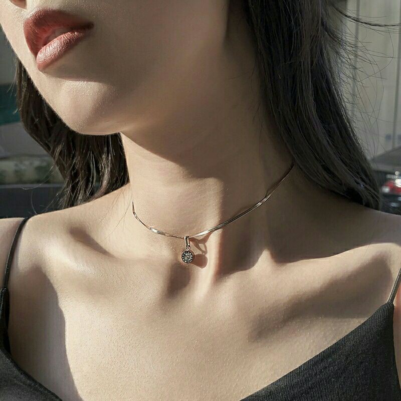 GG Kalung Angka Romawi Titaniu#KL-ARSC