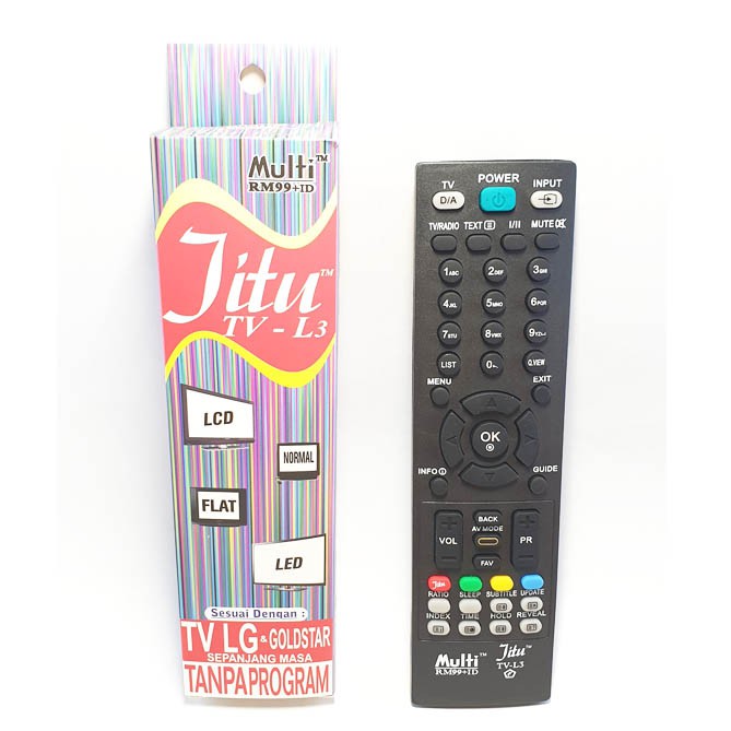 Remote TV LG LED . LCD . TABUNG JITU TV-L3