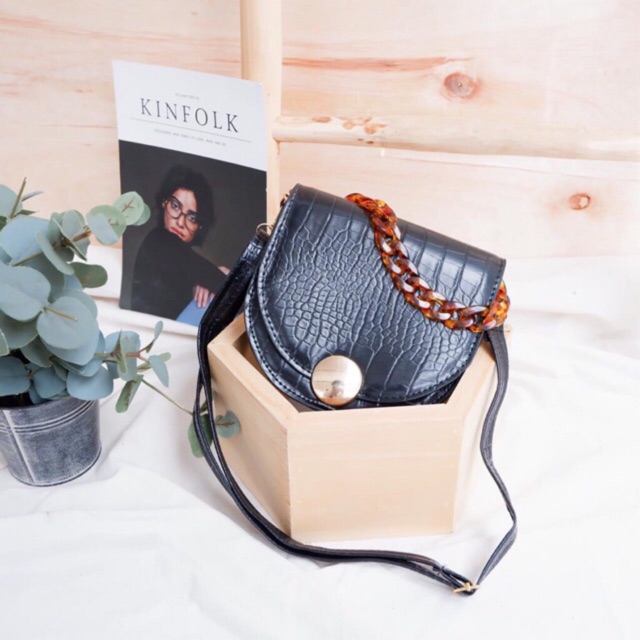 CROCO ACRILIC BAG - Ghealsyshoes