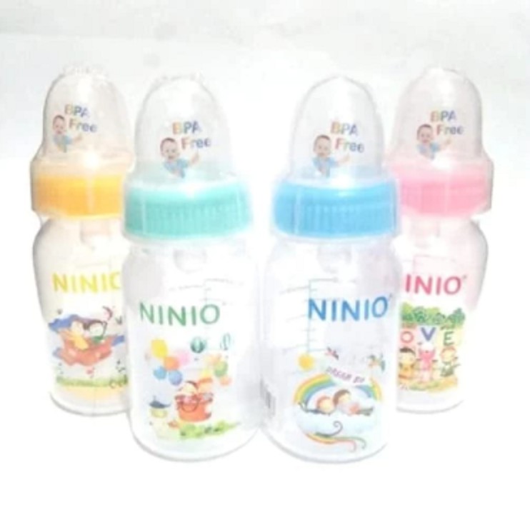 Ninio PP Round Bottle Botol Susu Asi Dot Bayi Anak 120 ml