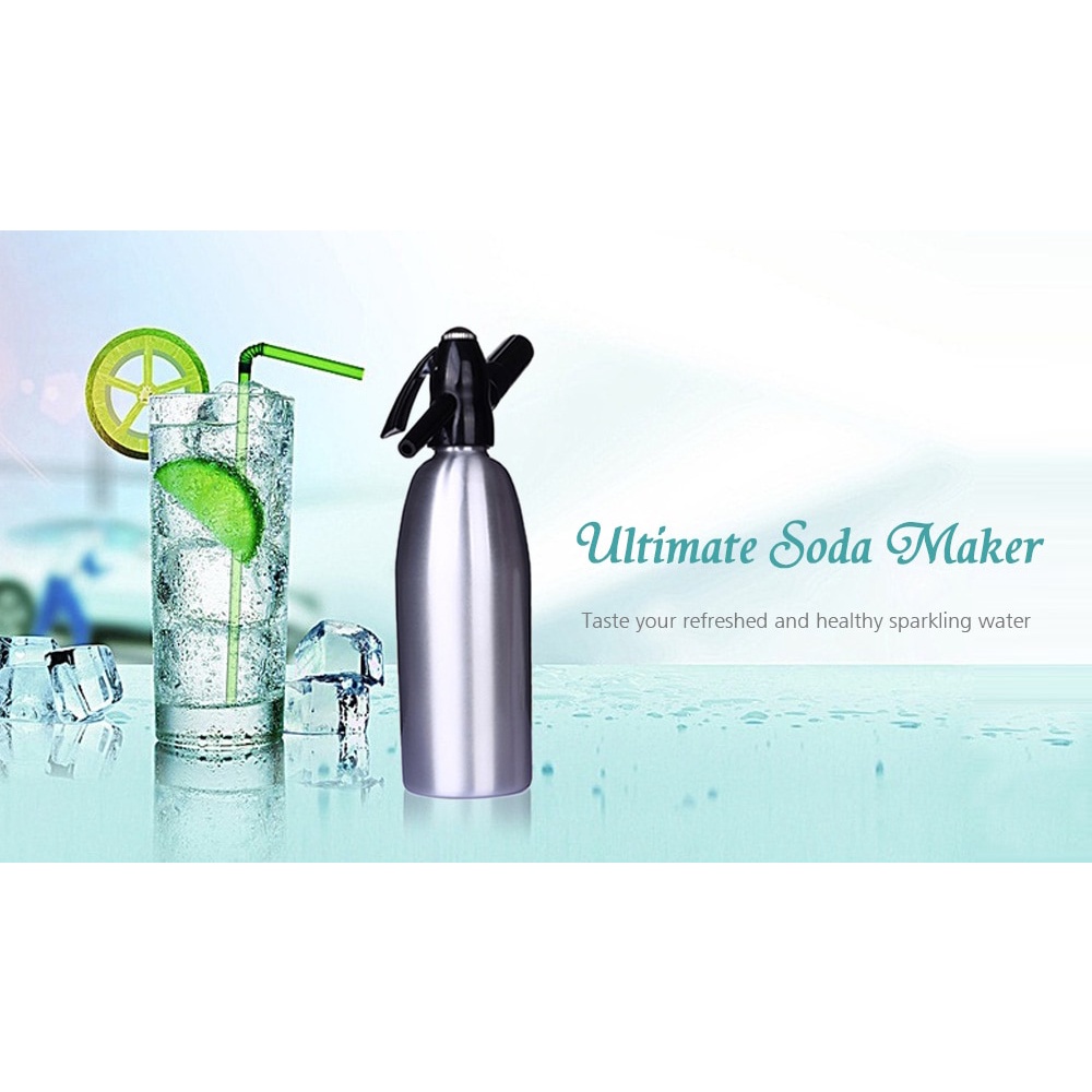 TD-DA1 AFFORANY DIY Botol Pembuat Soda Siphon Maker Bartender CO2 1L - SD-MY