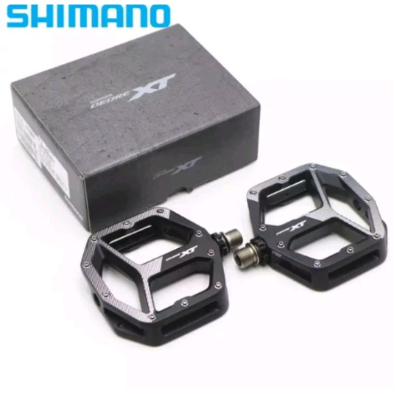 Pedal Shimano Deore XT PD-M8140 . Flat Pedals Flatt MTB Bmx Dll  . kode 731014001