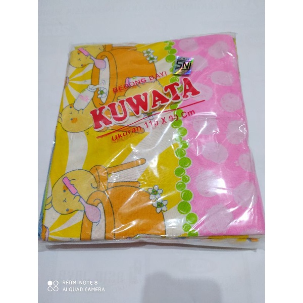 Bedong Bayi flanel kuwata 110 x 90 cm (6pcs)