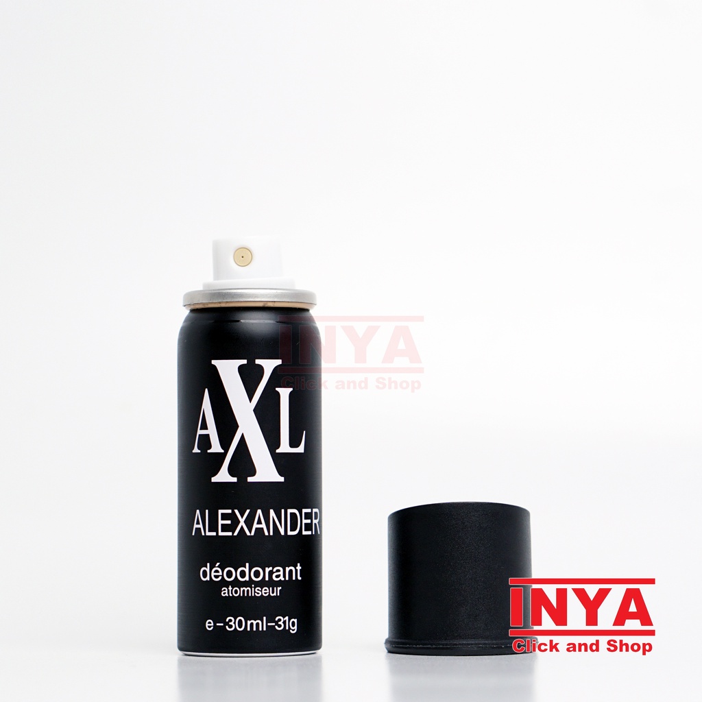 ALEXANDER AXL BLACK DEODORANT PARFUME SPRAY 30ml - HITAM