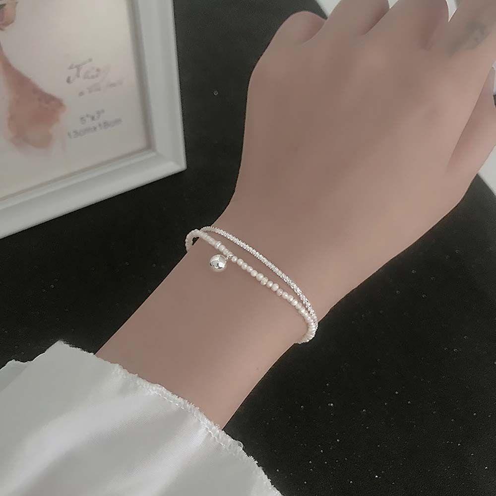 Mxbeauty Wanita Gelang Gadis Hadiah Elegan Minimalis Bintang Berlian Imitasi Rantai Bangle Pesta Perhiasan