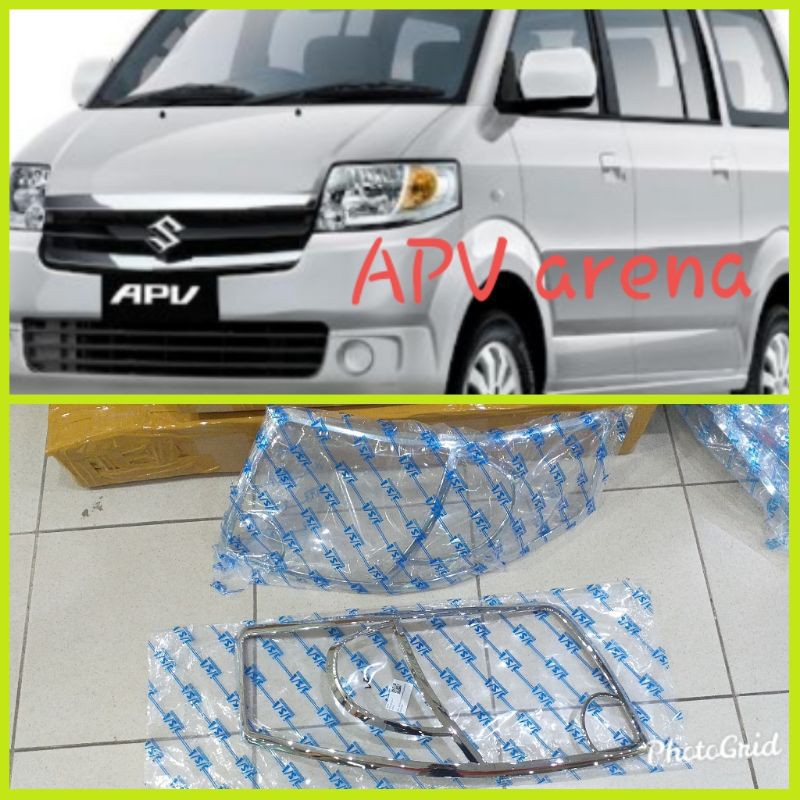 Garnish list lampu depan Suzuki APV Arena chrome