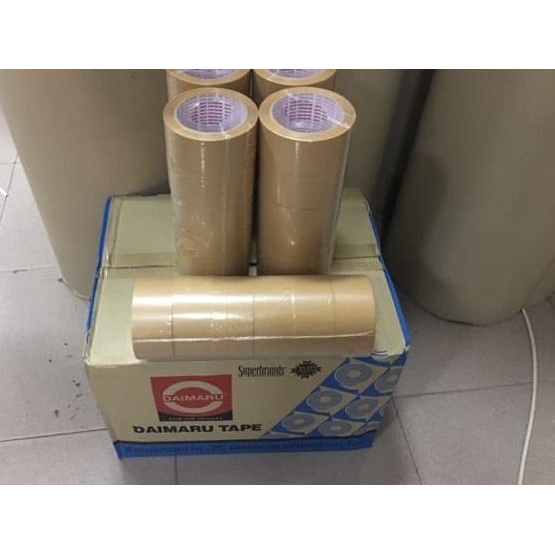 

✸ Lakban Daimaru Tape Coklat 2 inch x 90 Yard (Slop @6Roll) ✽