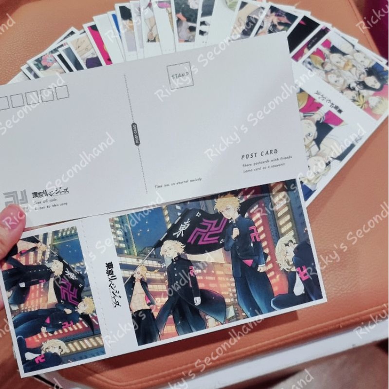 

Postcard kartu pos + photocard Tokyo Revengers (post card & photo card dalam 1lbr) RANDOM