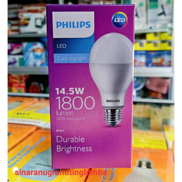 Lampu Philips LED 14,5 watt putih/lampu led philips 14,5 watt