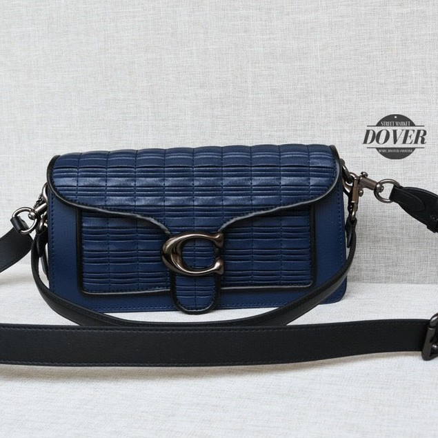 Coach Tabby Shoulder Bag 26 Pleating Navy - ORIGINAL 100%