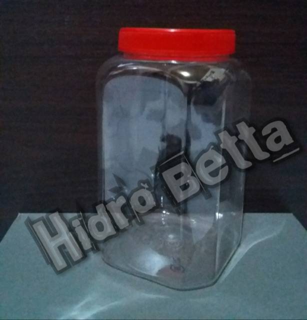 GRATIS ONGKIR Toples Plastik Ikan Cupang 2 liter (1kg muat 12pcs)