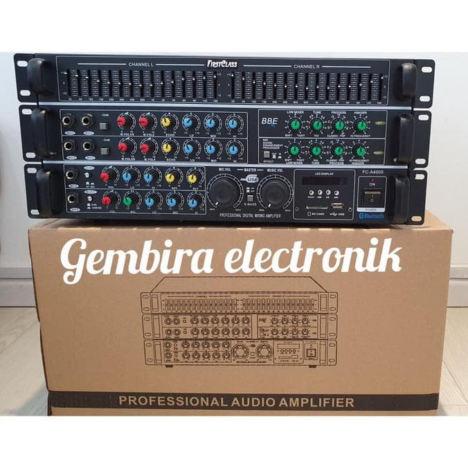 promoo terbatas Ampli bluetooth firsclass FC A4000 BBE PROCESSOR power