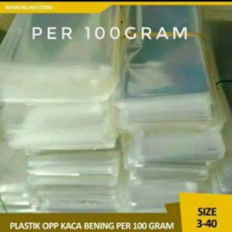 Plastik opp ( pembungkus Bros dan kalung masker)