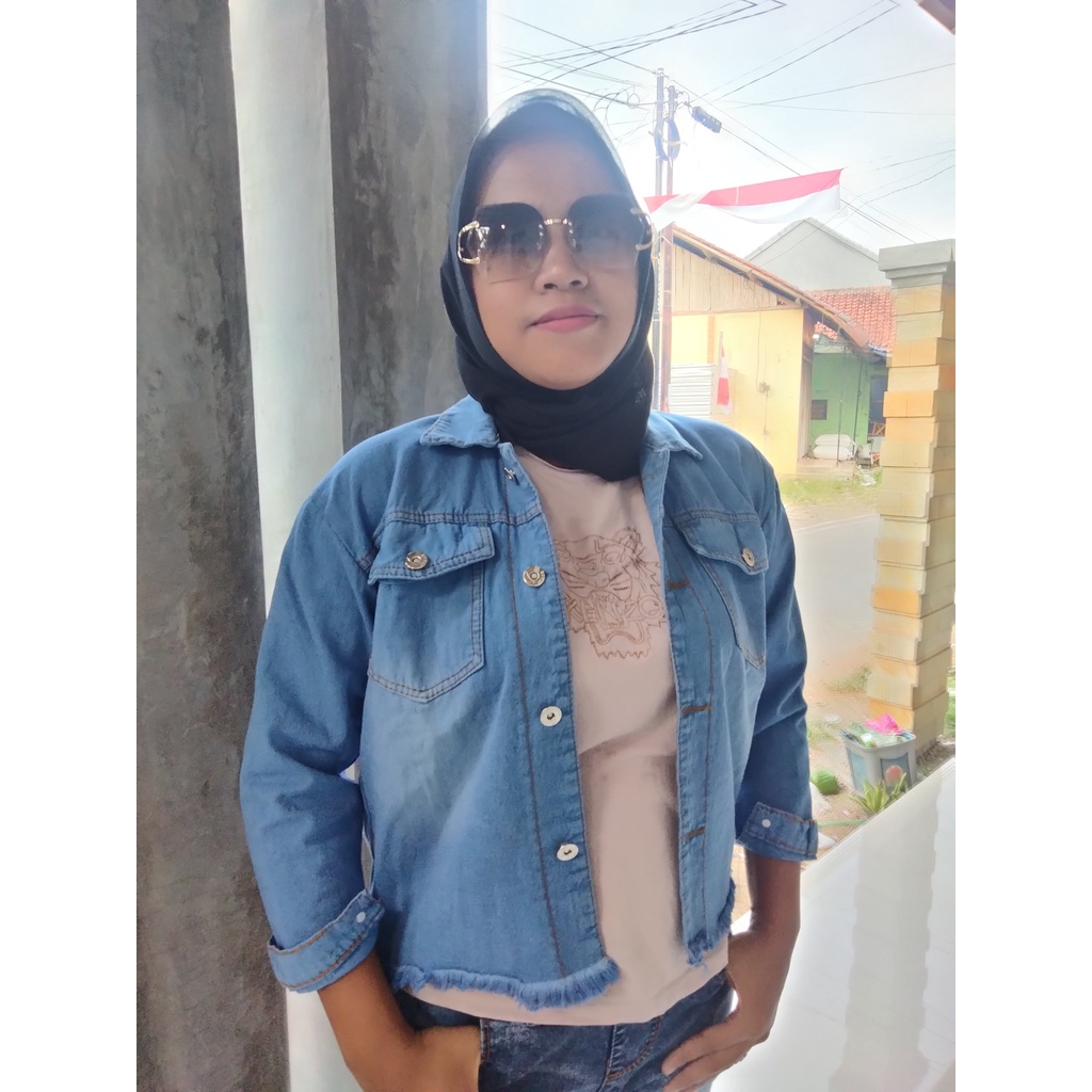 alvan.id PABLO JAKET JEANS DENIM WANITA