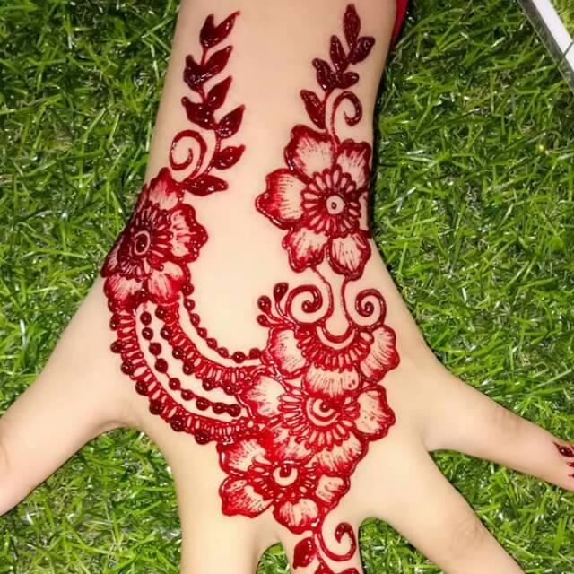 Gambar Henna Tangan Simple Dan Bagus Untuk Anak Kecil Cara Melukis