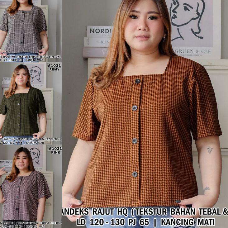 Hot Sale JUNE BLUS RAJUT JUMBO/ATASAN JUMBO/BLUS JUMBO KEKINIAN LD 120 ...