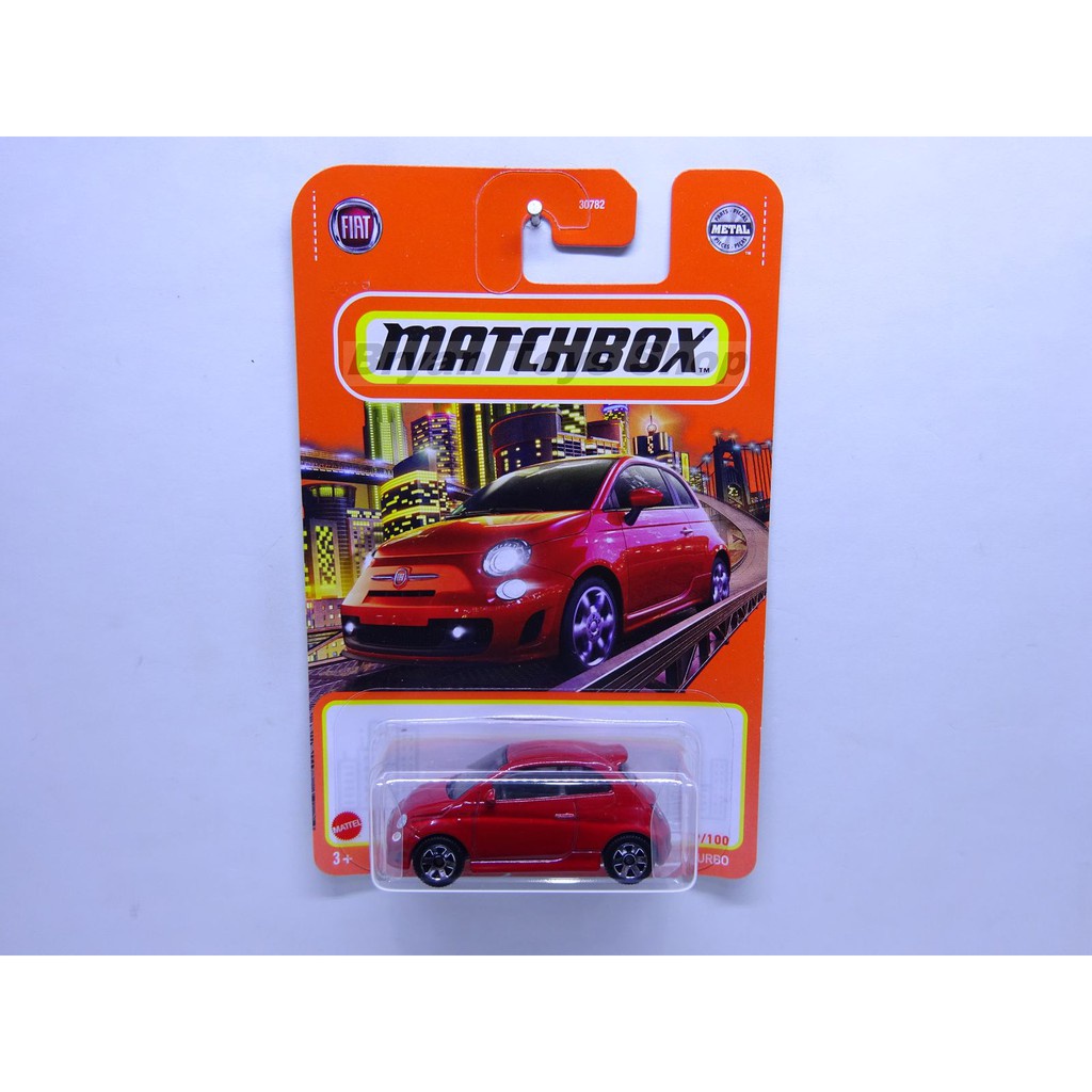 Matchbox 2019 Fiat 500 Turbo Merah