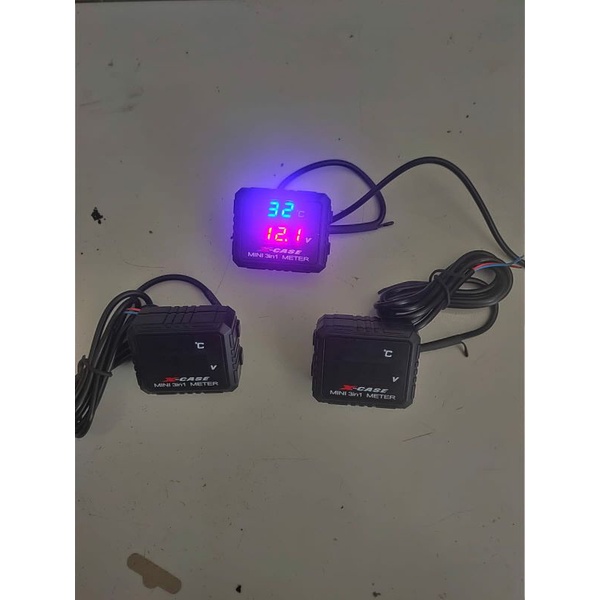 voltmeter 3in 1 (usb, suhu, voltmeter)