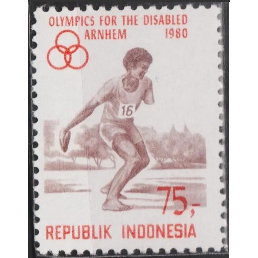 

Perangko Filateli 12281 Indonesia MNH 1v 18.05.1980 Olympics For The Disabled Arnhem