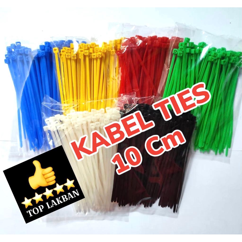 

KABEL TIES 10 cm (2,5 x 100 mm) isi 100 pcs / CABLE TIE / INSULOCK MURAH MERIAH