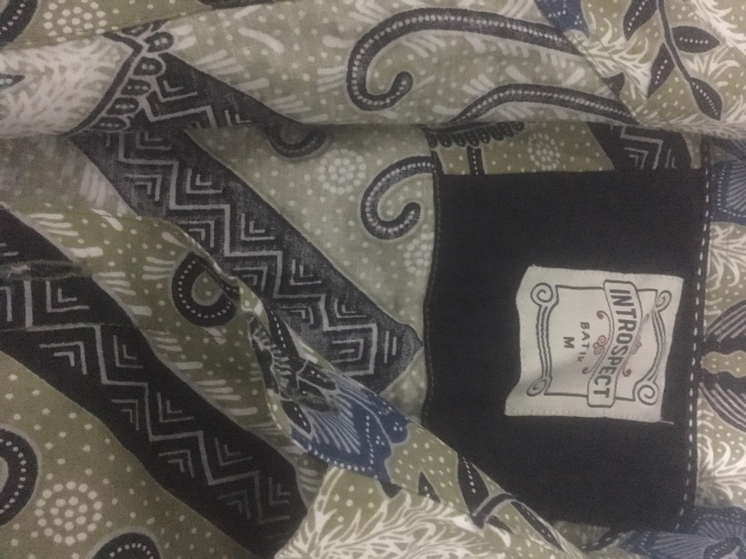(bisa Cod) Terbaru Kemeja Batik Pria Introspect