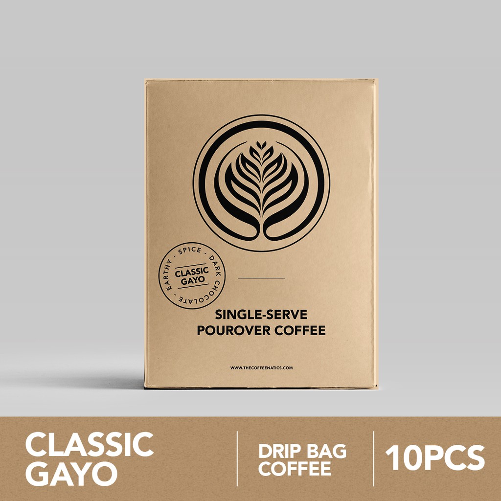 

Classic Gayo SSP Box - Kopi Drip Arabika Sachet Praktis | Coffeenatics