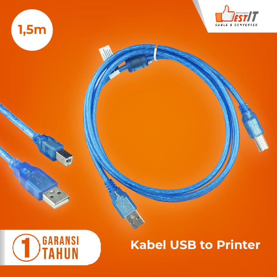 Kabel Printer USB 2.0 panjang 1.5 meter NYK