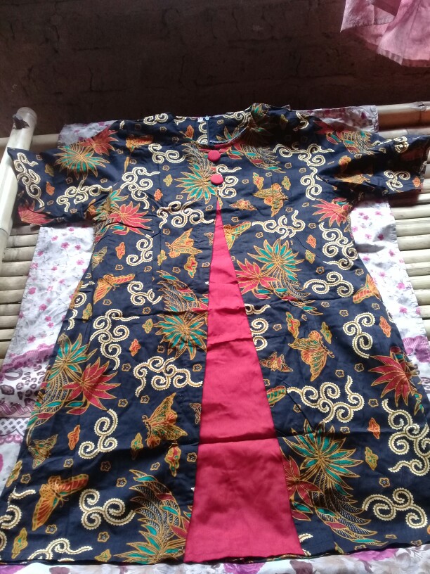 Vanbas Store Batik Sarimbit Family Mawar Daun / Batik Family / Batik Couple / Batik Keluarga / Batik