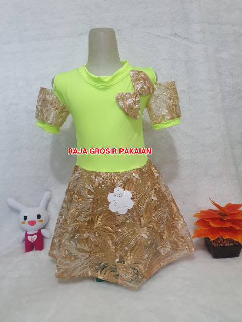 Dress Anak Model Sabrina Usia 1-4 Thn