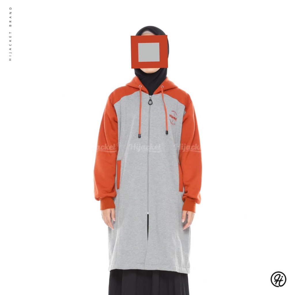 Hijacket Alicia Jaket Muslimah Official Wanita Hijab-ALICIA GREY