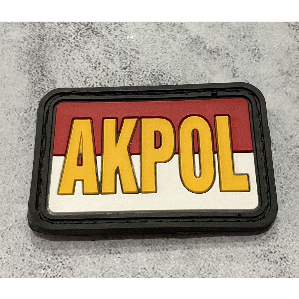 Patch Akpol (Tulisan) - Patch Velcro Akpol - Prepetan Akpol