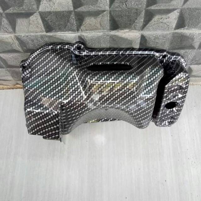 Tutup filter carbon beat scoopy karbu