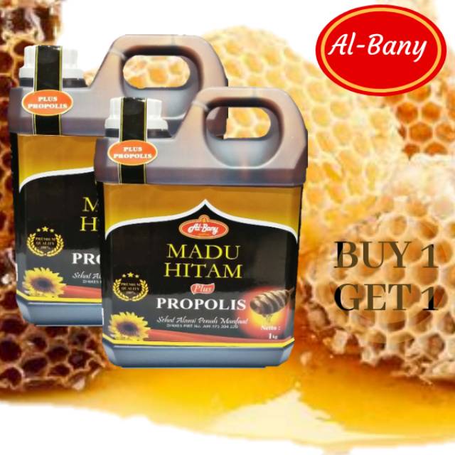 Madu Hitam Pahit Albany Plus Propolis (buy 1 get 1)