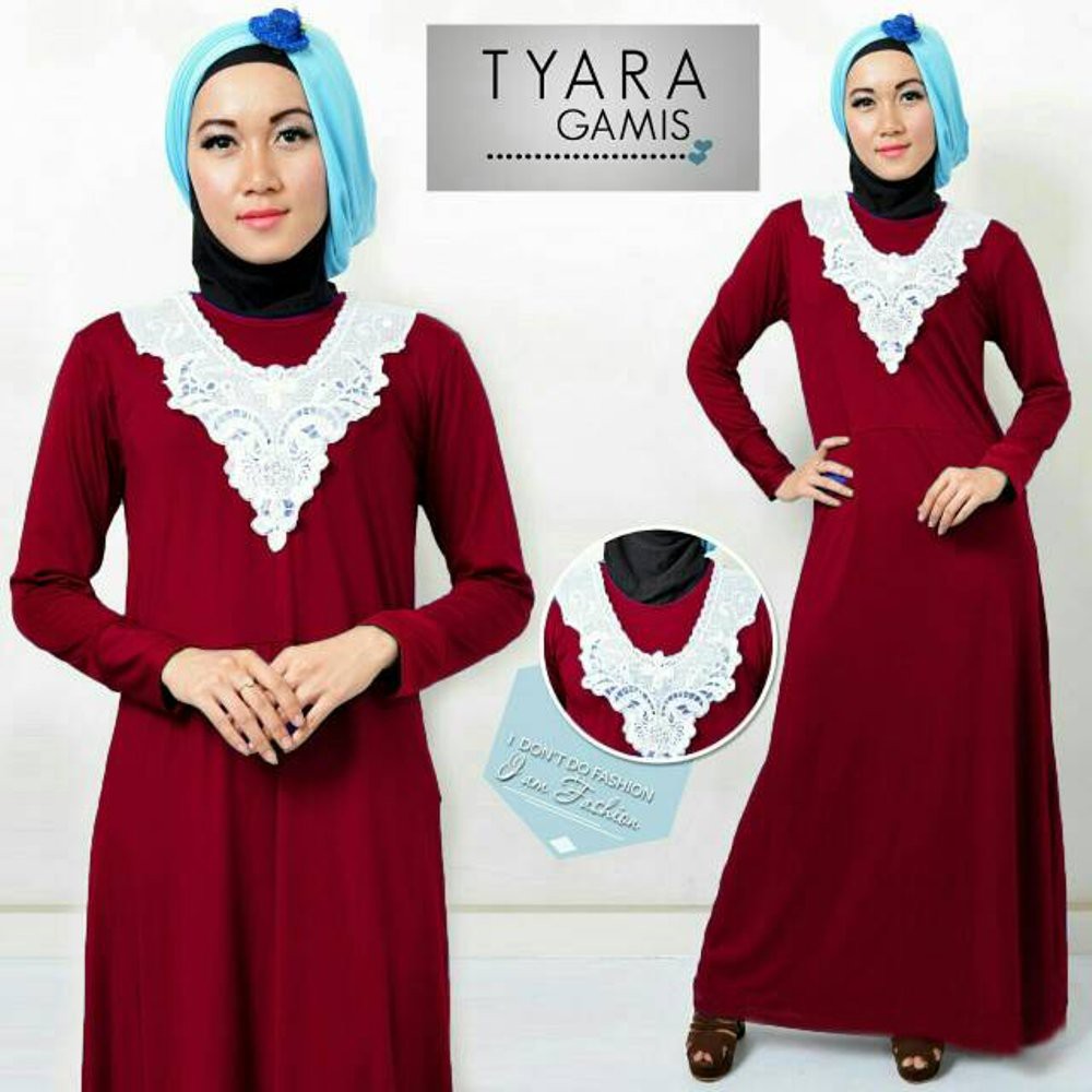 Baju Muslim Tyara Renda Gamis