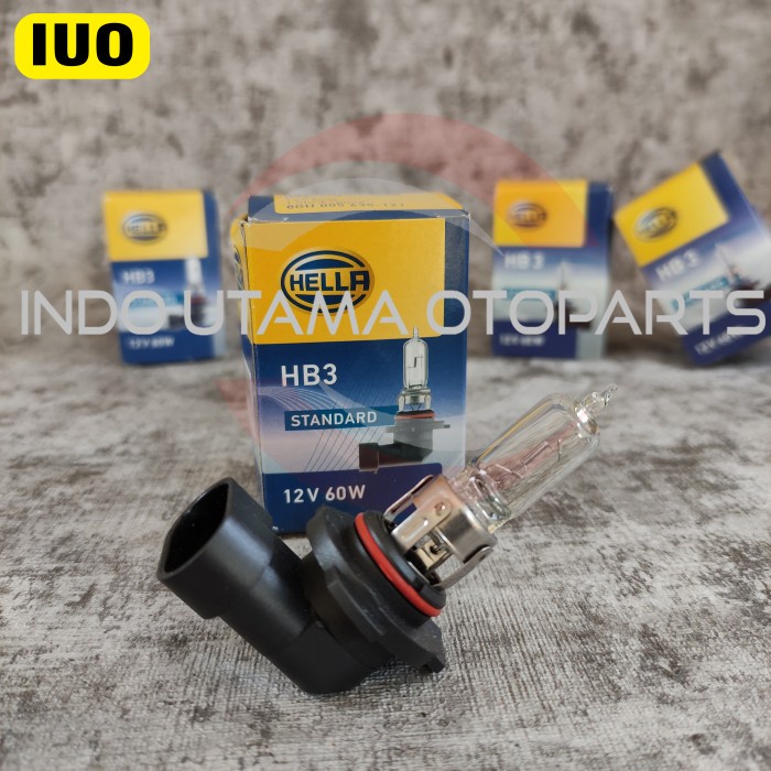 Bohlam lampu halogen Hella HB3 12V 60W HELLA