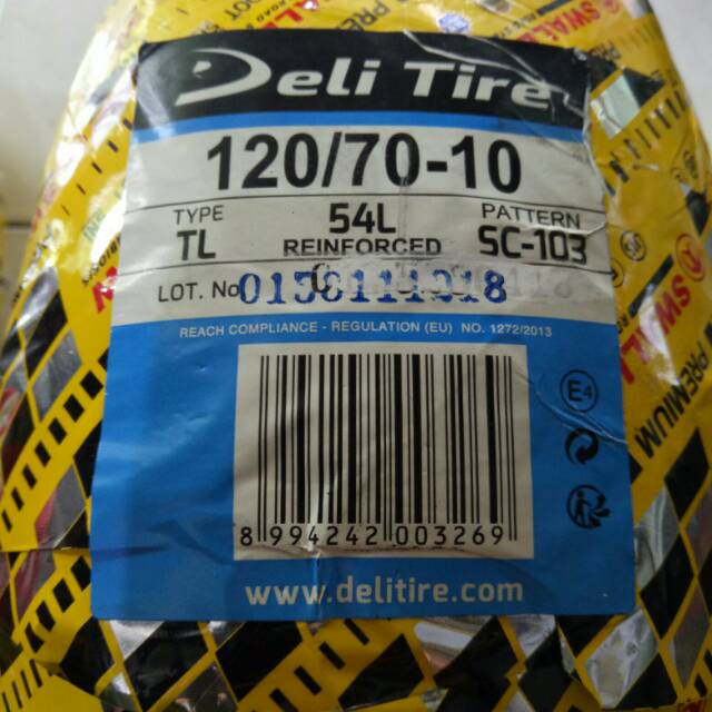 Ban Swallow 120/70-10 SC-103 Ban Vespa LX LXV s per 150 Piaggio Zip Ban Kymco Scooter Tubeless