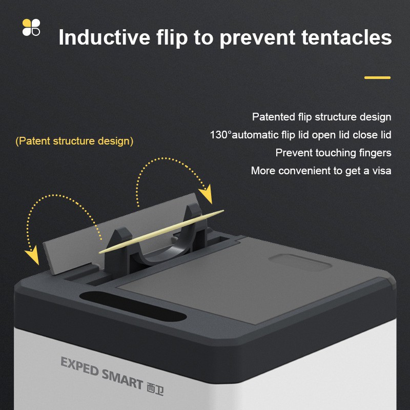 smart sensing toothpick dispenser tempat tusuk gigi otomatis