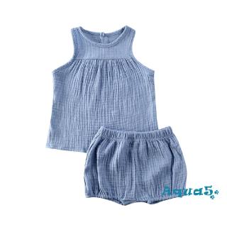 Setelan Tanktop Kaos  Celana Pendek Aksen Ruffle Ada  5 