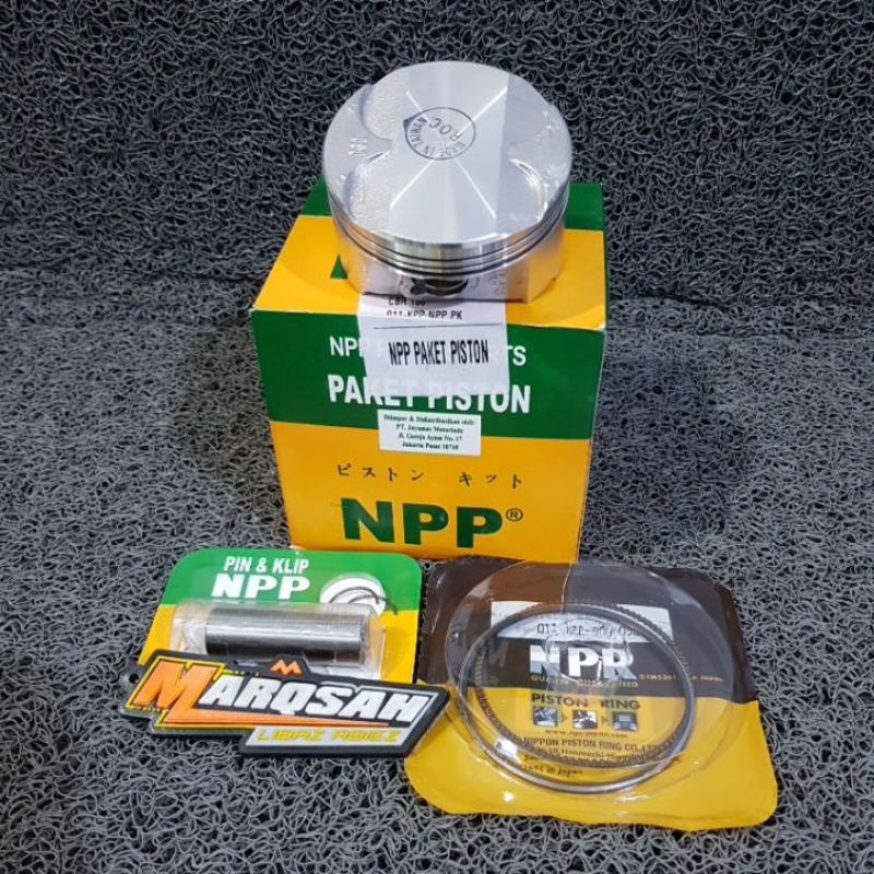 Piston Kit CBR 150 NPP Piston CBR 150 Pin 15 set ring piston STD 50 100 150 200 250 300 350 400 marqsah libaz abeiz-1