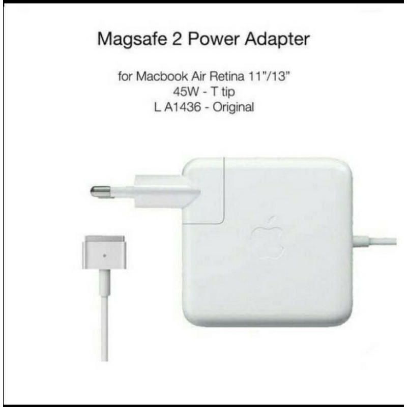 Charger Laptop Apple Macbook Air 1113 2012 2013 2014 2015