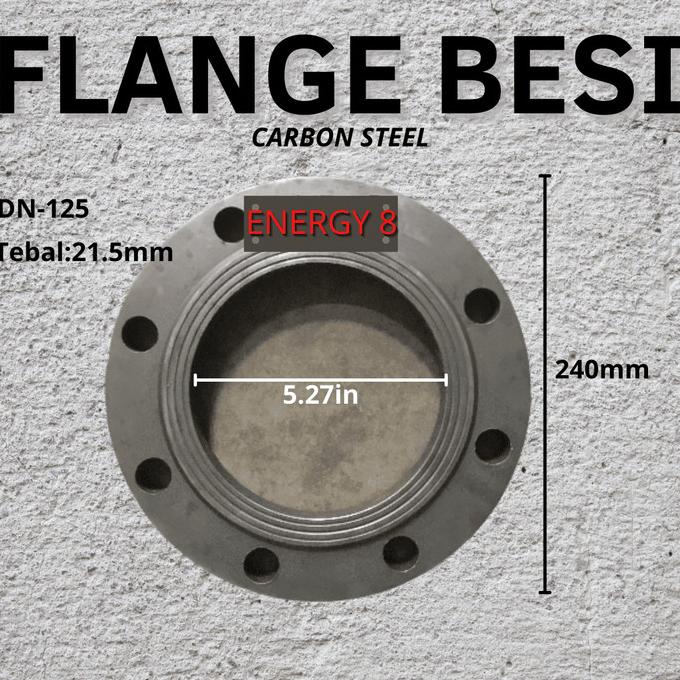 FLANGE BESI DN125 - FLANGE CARBON STEEL PN16 - DN125 - 5 INCH