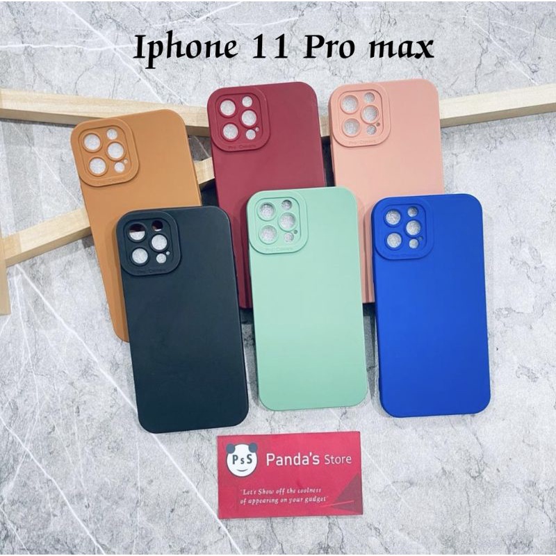 Softcase Pro Camera Iphone 11 Pro max Candy Case Full Color 3D Silikon TPU