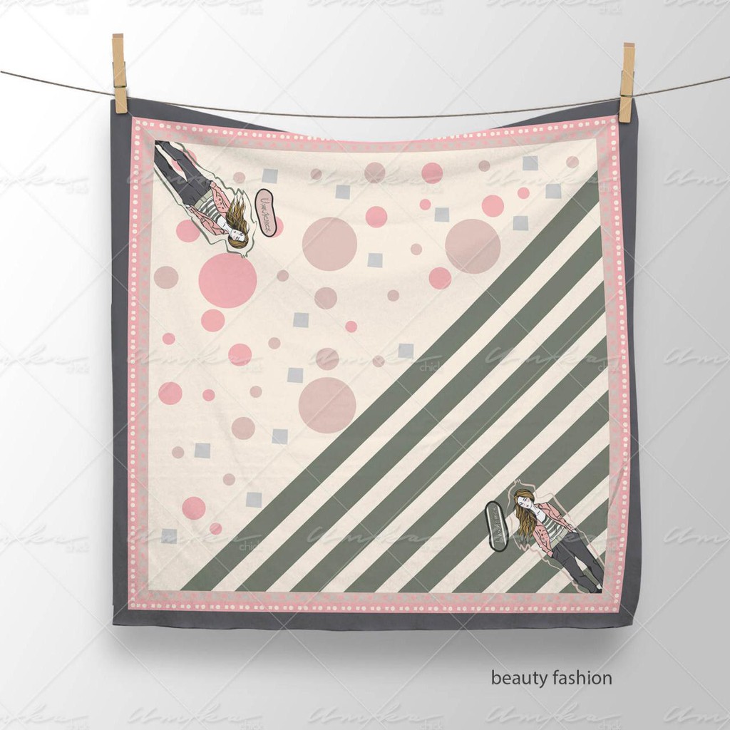 Hijab Kerudung Segi Empat Beauty Fashion