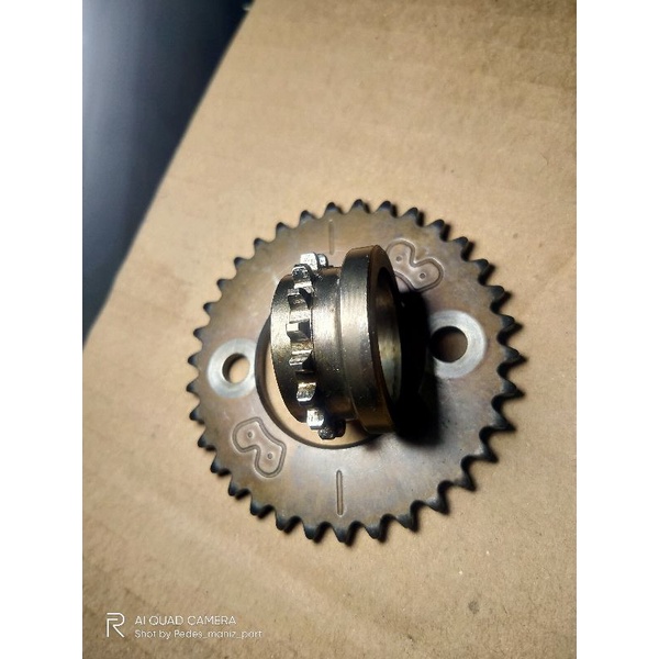 Gigi sentrik timing atas bawah Tiger Revo Tiger 2000 megapro GL pro original part