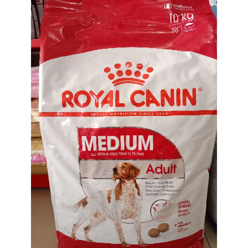 RC Royal Canin Adult Medium 10 kg Dog food makanan Anjing dewasa