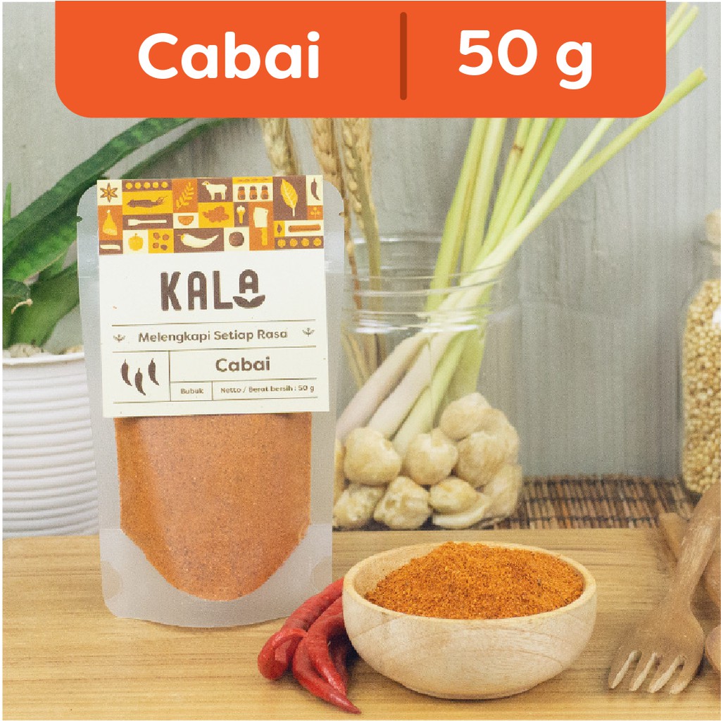 

Cabai merah Bubuk 50 gram Bumbu bubuk Murni Chili Powder Cabe bubuk