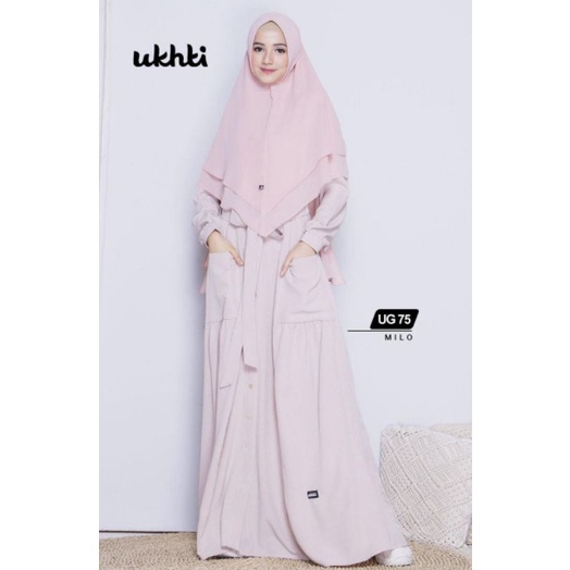 GAMIS UKHTI MUNIRA UG75 DRESS MUSLIMAH FASHION MUSLIM