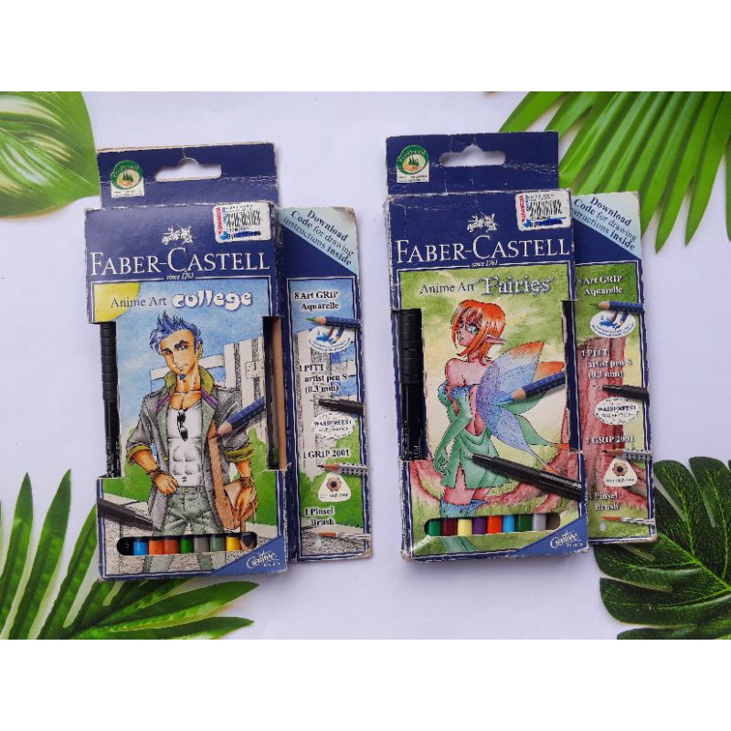 

Faber Castell Anime Art College Fairies Art Grip Aquarelle Pensil Warna Made in Germany