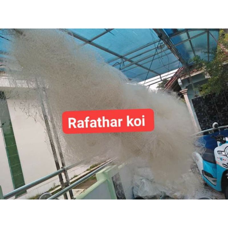 jaring nelayan media filter kolam ikan koi ikan nila ikan arwana dan ikan hias lainnya 6kg