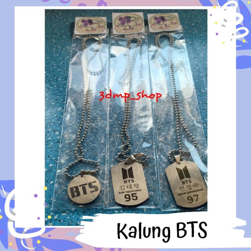 Kalung BTS Taehyung V namjoon rapmonster jhope jin hoseok suga